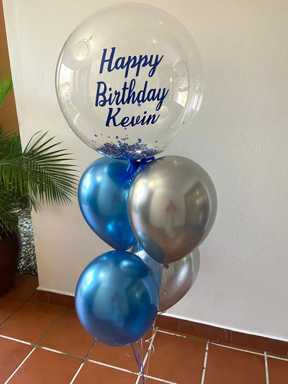 Arreglo de Globos Burbuja