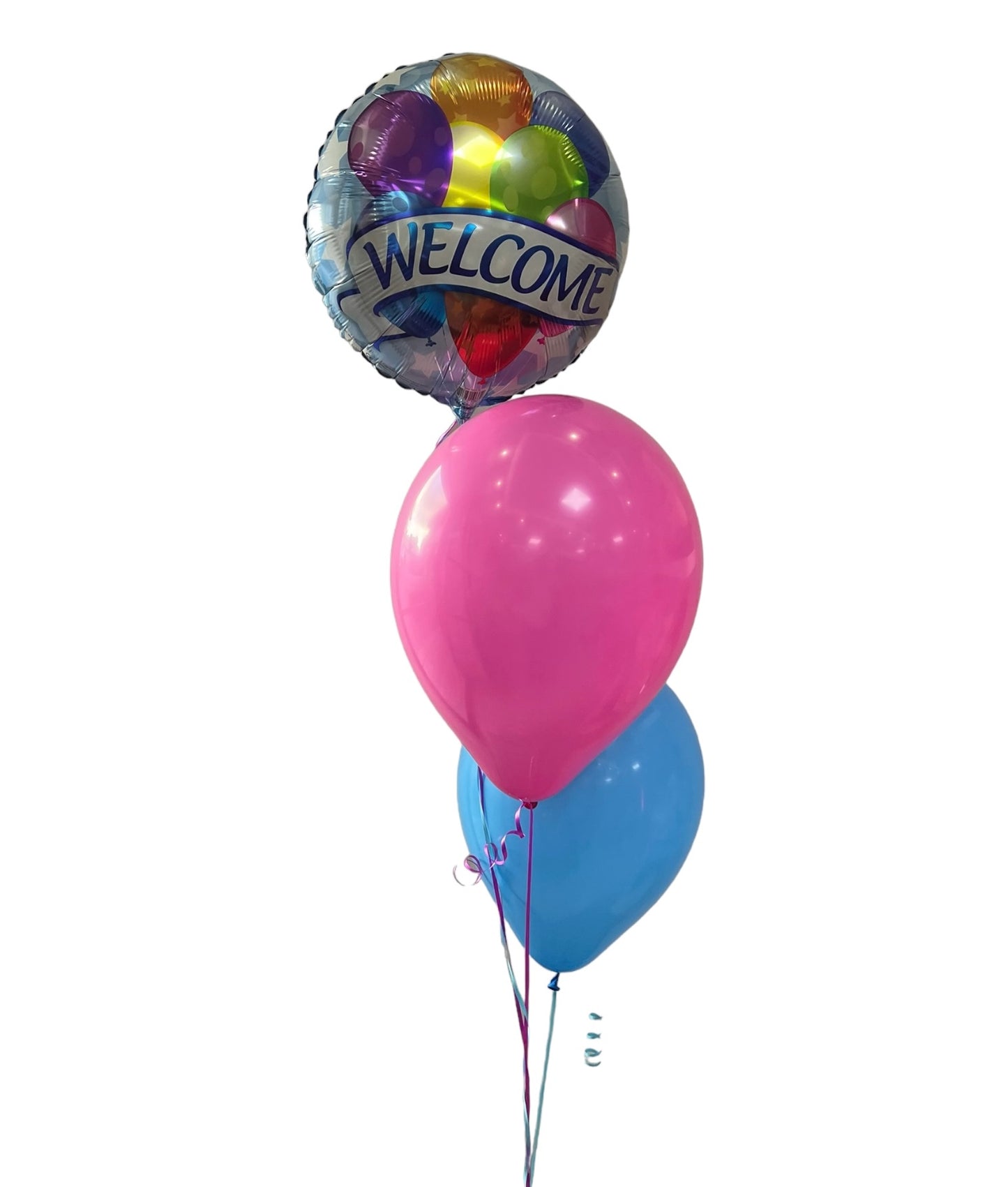 Welcome + 2 globos