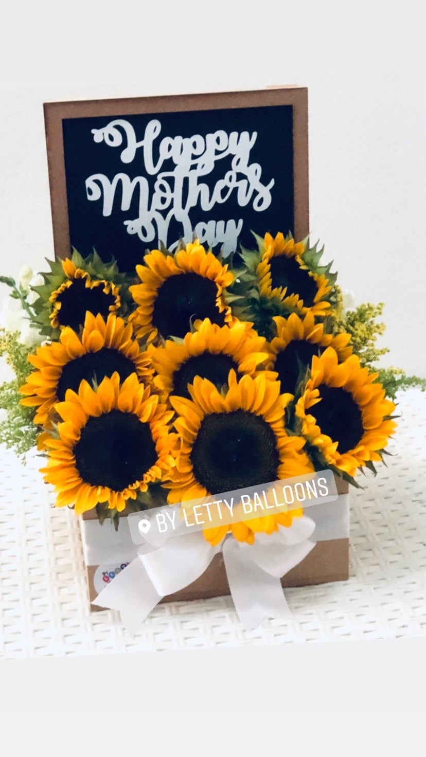 Arreglo de Girasoles Happy Mother's Day