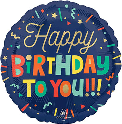 MET "HAPPY BIRTHDAY TO YOU" (18")