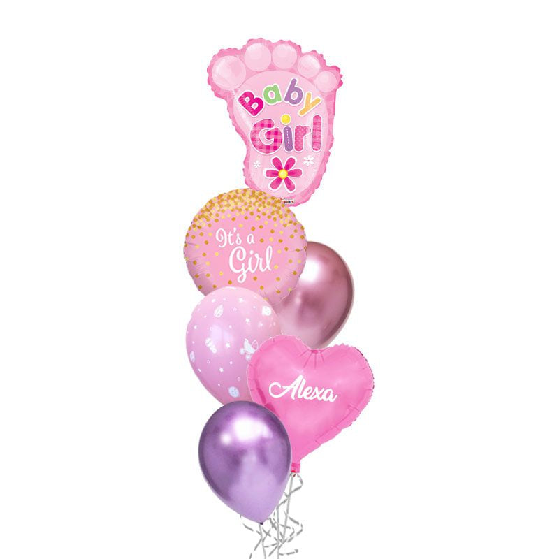 Arreglo de globos Baby Girl