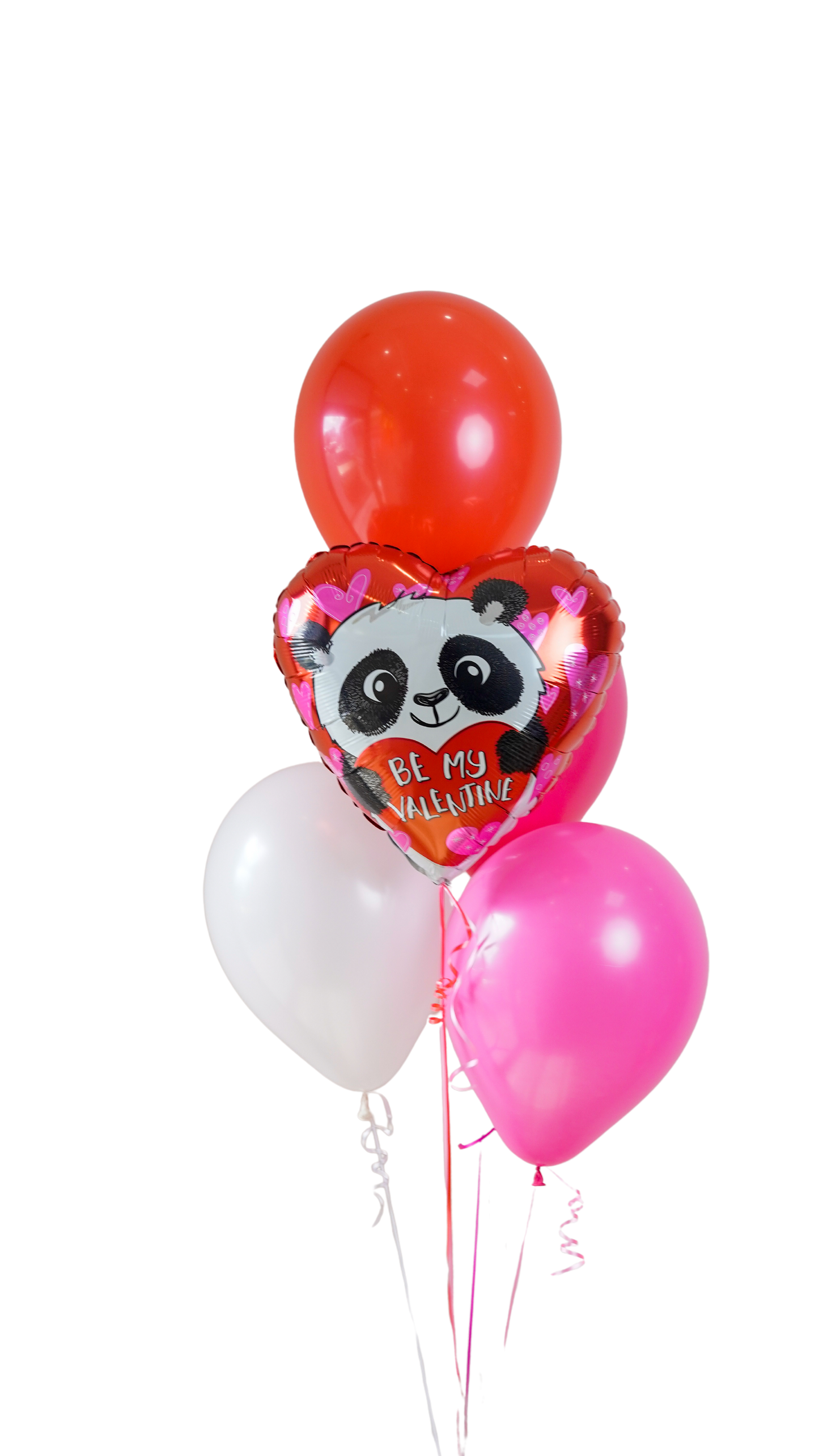 Bouquet 5 globos Happy San Valentine's  Day panda 199