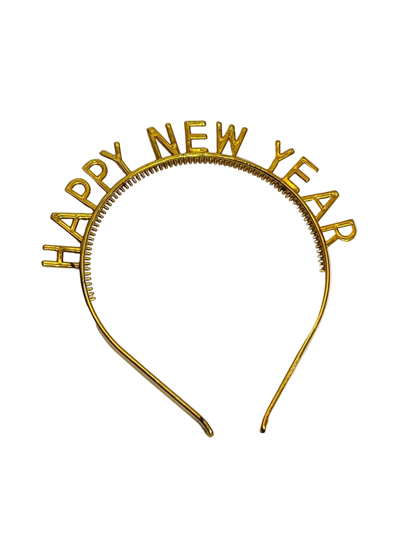 Cintillo Happy New Year dorado