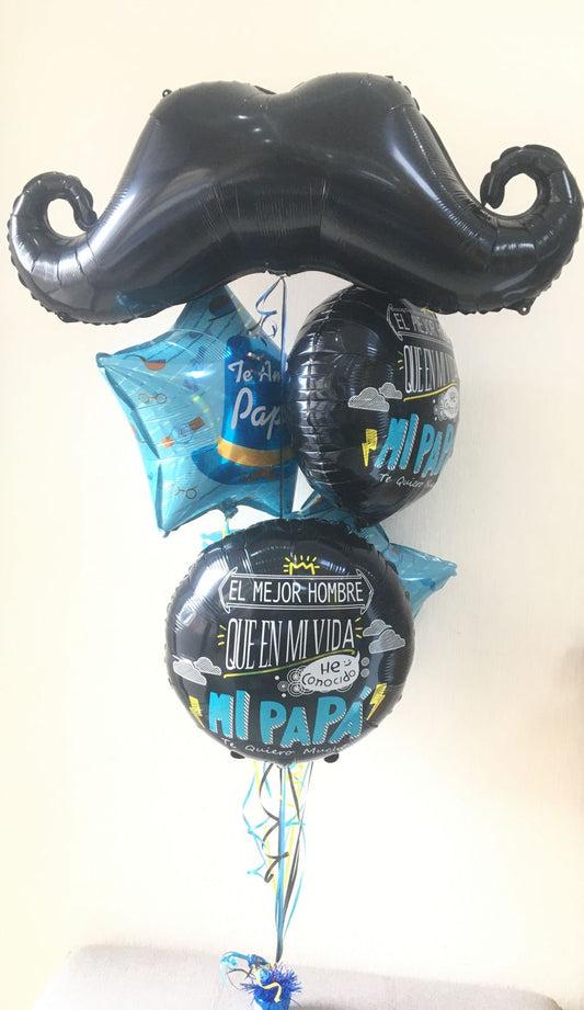 Arreglo de globos Te Amo papa