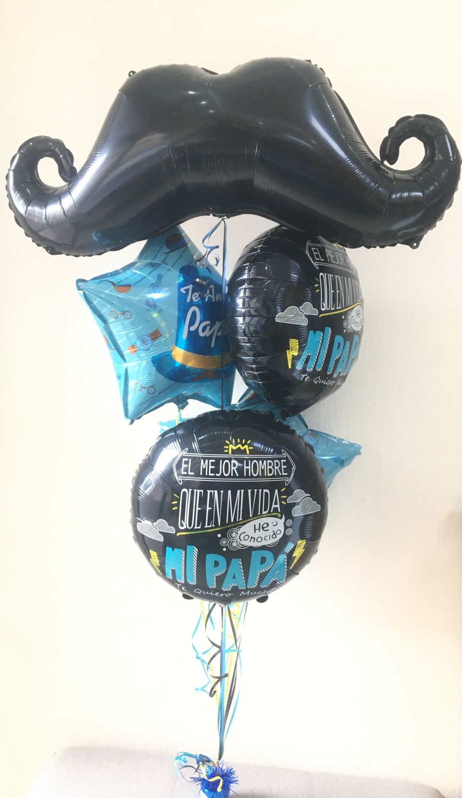 Arreglo de Globos El mejor Hombre que en mi vida eh conocido Mi PAPA