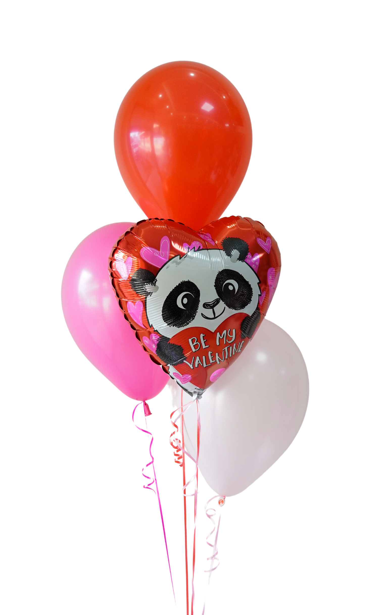Arreglo de Globos Be My Valentine Oso panda