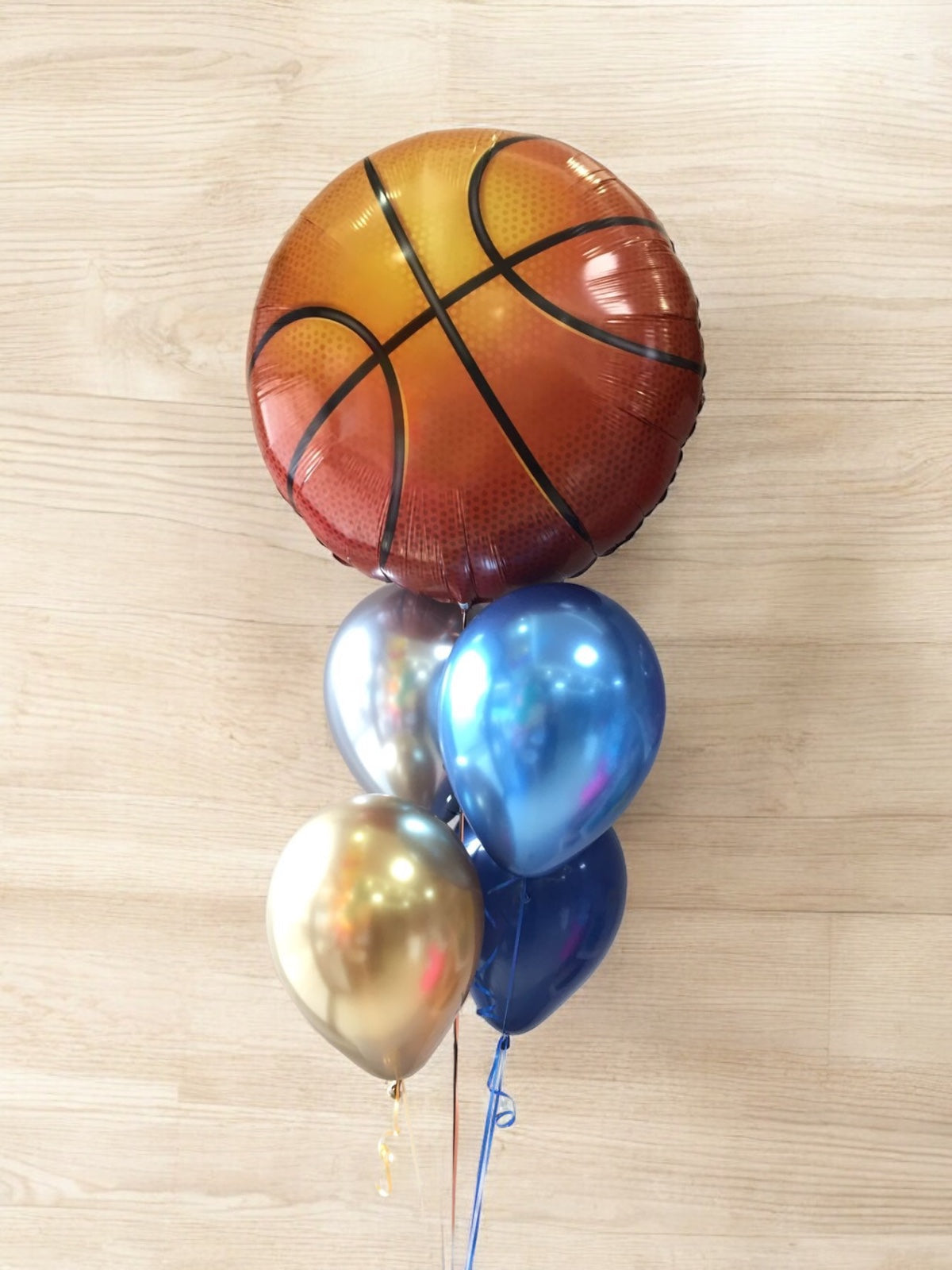 Arreglo de globos basketball