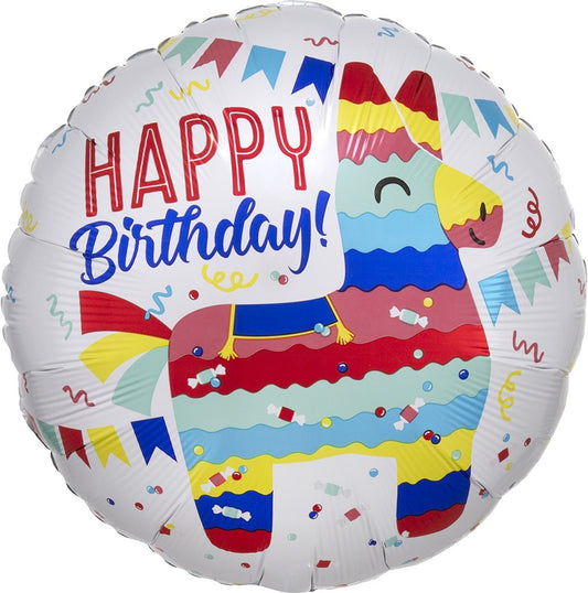 MET "HAPPY BIRTHDAY" PIÑATA (18")
