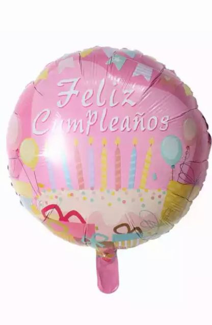 Metalico 18"Feliz Cumpleaños