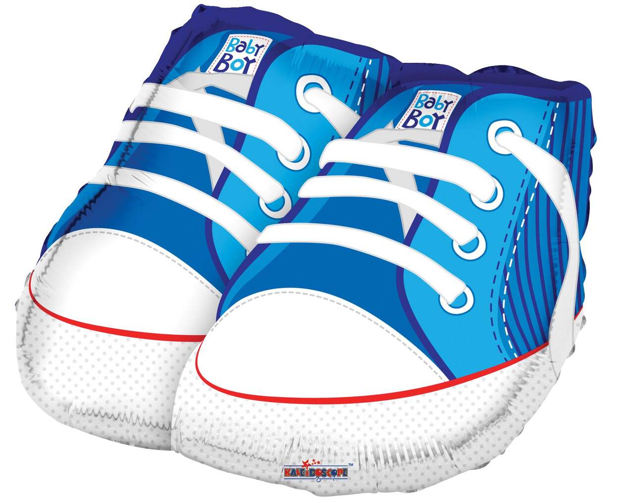 BABY BOY SHOES SHAPE MYLAR BALLON 21"