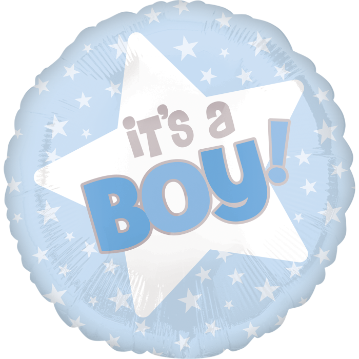 BABY BOY STARS BLUE 18"