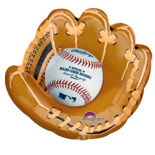 MAJOR LEAGUE BALL & GLOVE 25"