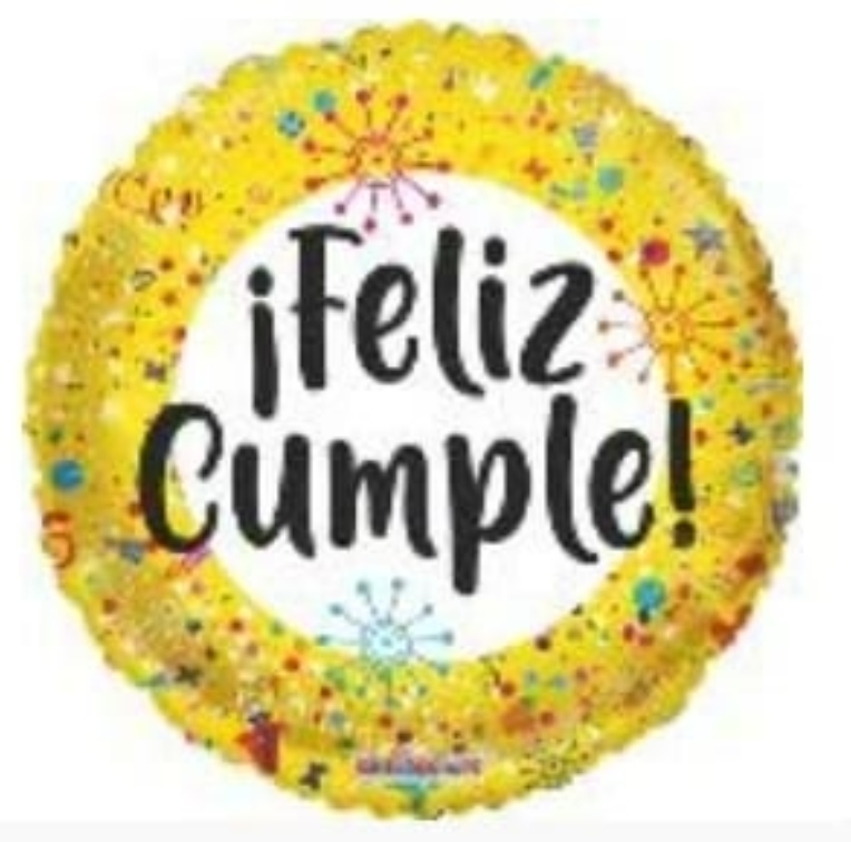 MET "FELIZ CUMPLE" (18")