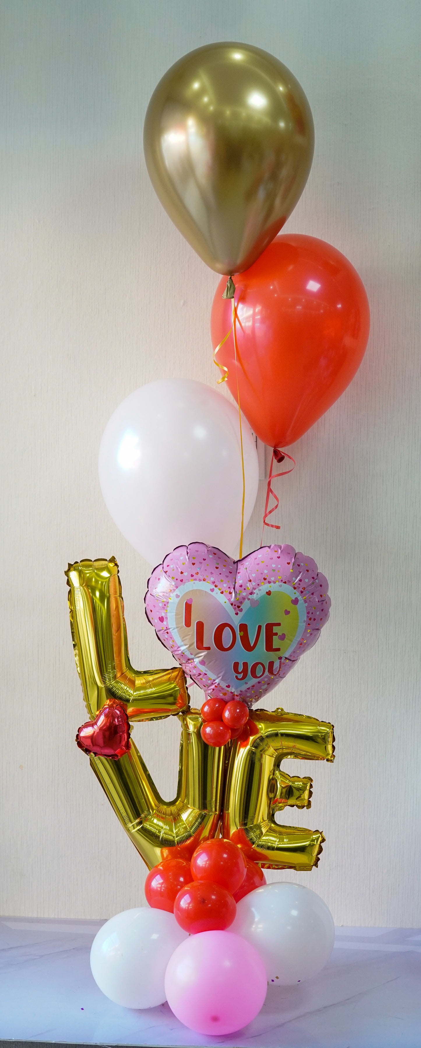 Base de Globos Love & Globos en Helio