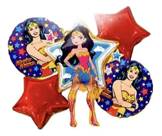 SET DE GLOBOS WIONDER WOMAN