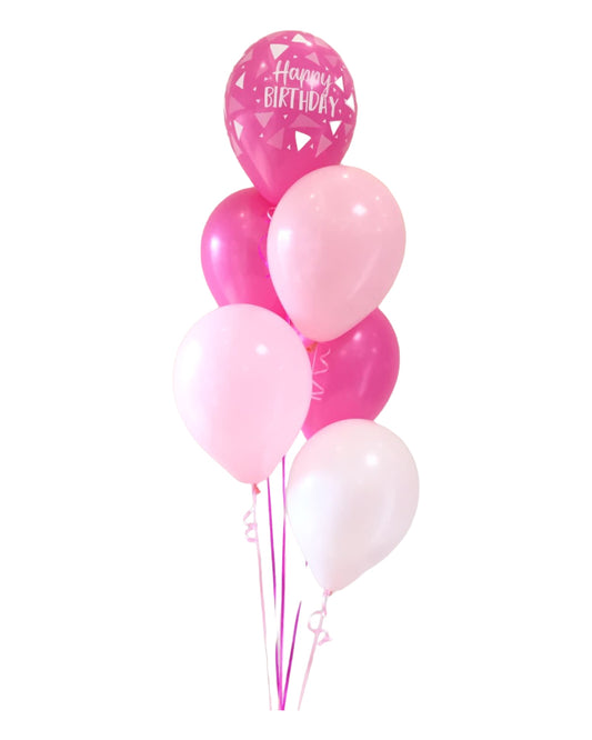 Bouquet de globos rosados