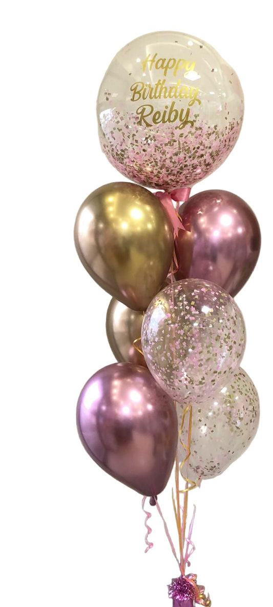 Arreglo burbuja personalizada