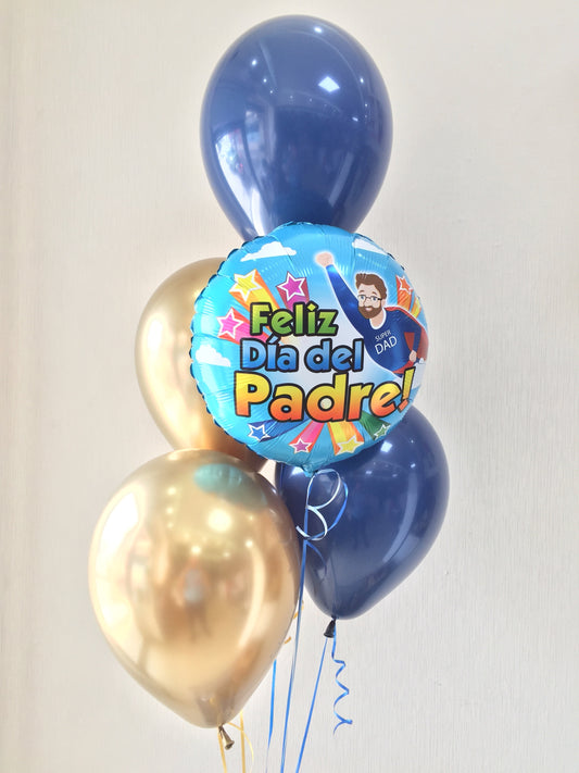 Arreglo de Globos Feliz Dia Del Padre