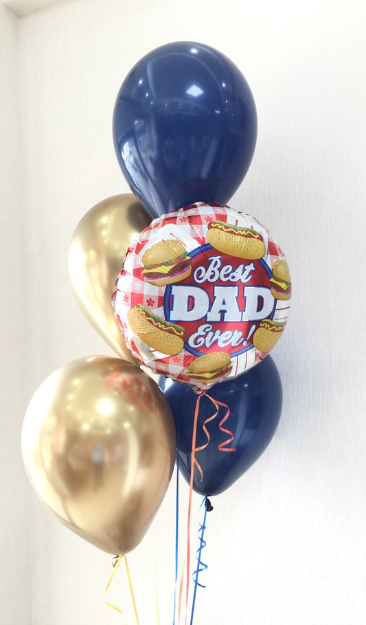 Arreglo de Globos Best Dad Ever