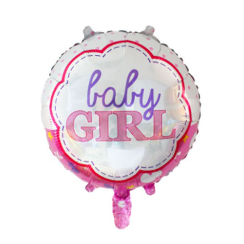 BABY GIRL METÁLICO 18"