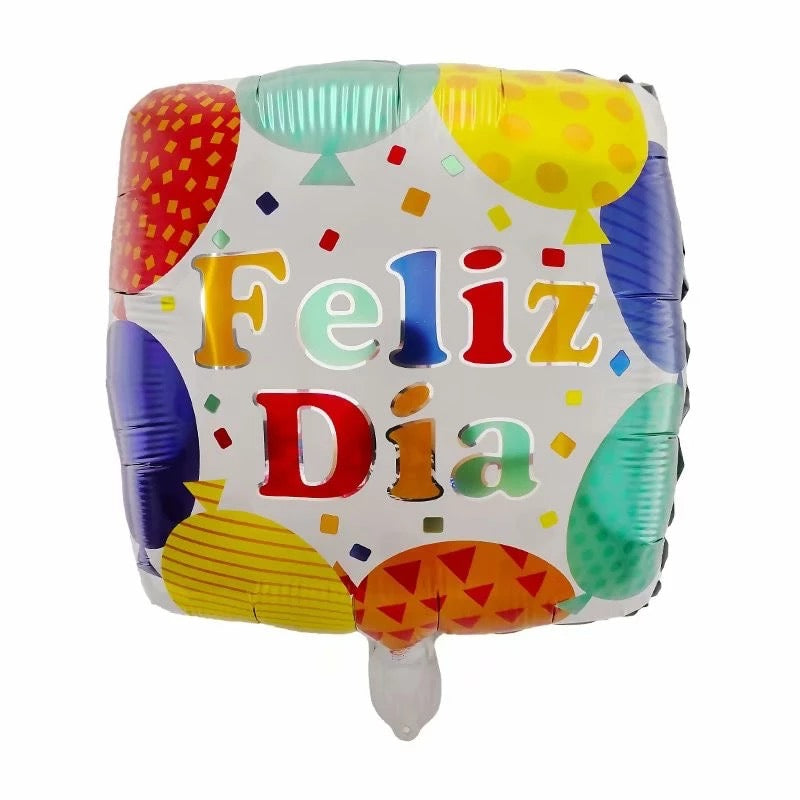 Metalico 18" Feliz Dia