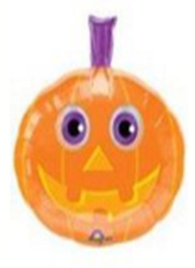 28" pumpkin eyecatcher halloween balloon