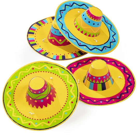 4 Sombreros peq estilo mexicano