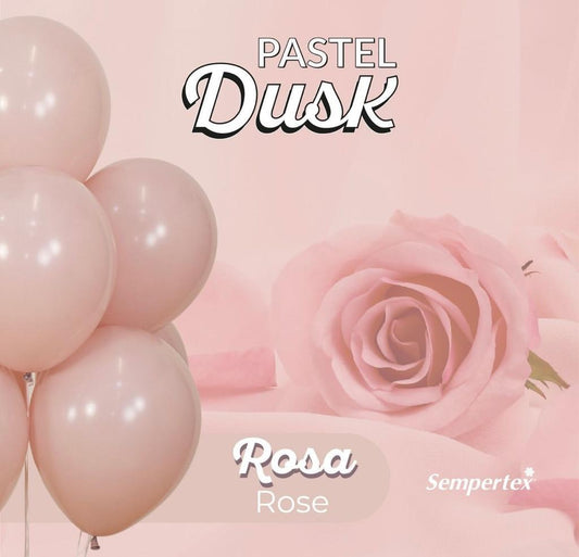 Bouquet de globos Latex 12" Pastel Dusk Rosa