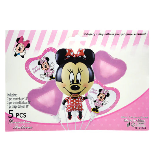 SET DE GLOBOS MINNIE MOUSE