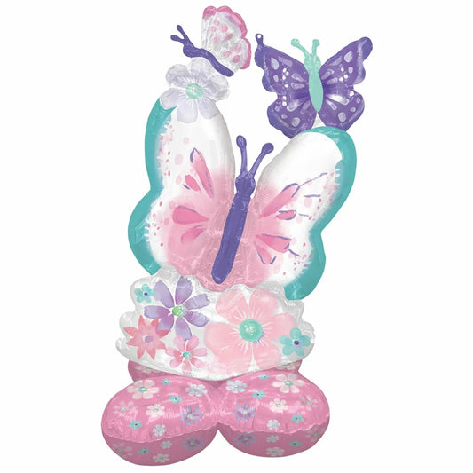 AIRLOONZ FLORES Y MARIPOSAS 44"