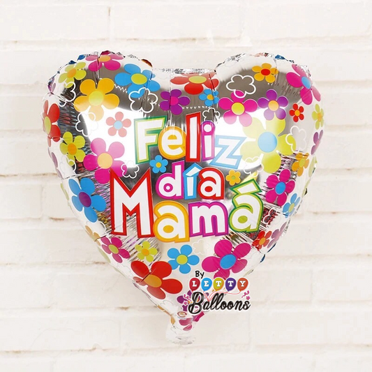 Metálico 18" Feliz dia Mama