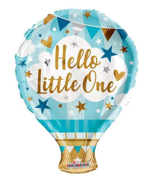 HELLO LITTLE ONE BLUE BALLOON FOIL BALLOON 18"