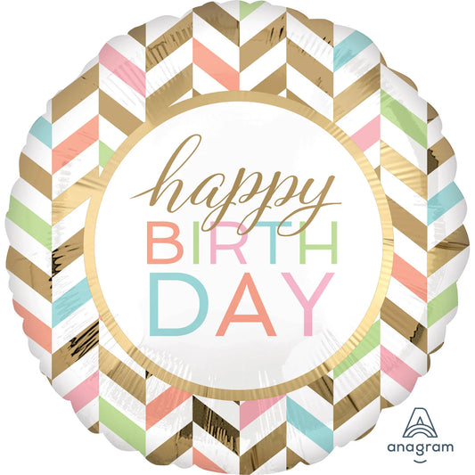MET SUPERSHAPE HAPPY BIRTHDAY