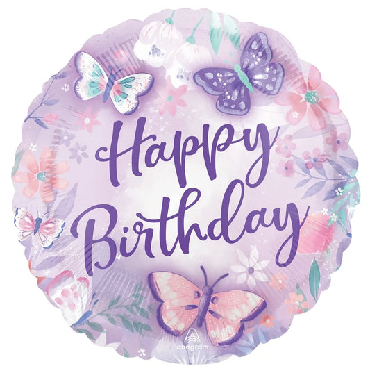 MET HAPPY BIRTHDAY MARIPOSAS (18")