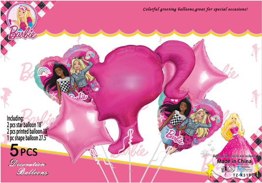 SET DE GLOBOS BARBIE