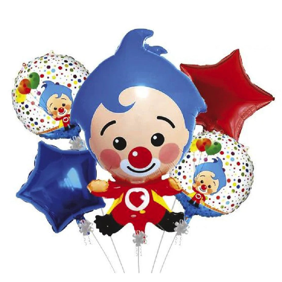 SET DE GLOBOS PLIM PLIM (5 pzs.)