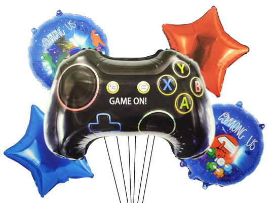 SET DE GLOBOS NINTENDO AMONG US