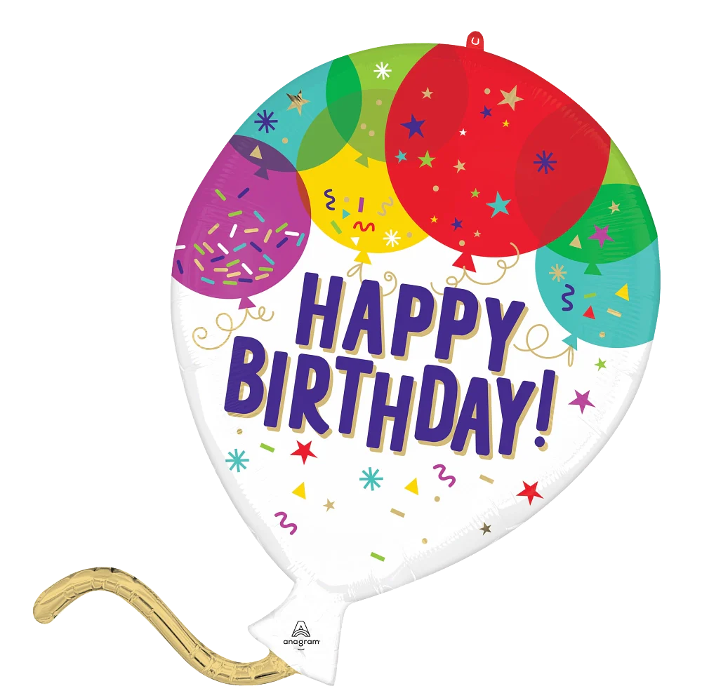 SUPERSHAPE HAPPY BIRTHDAY