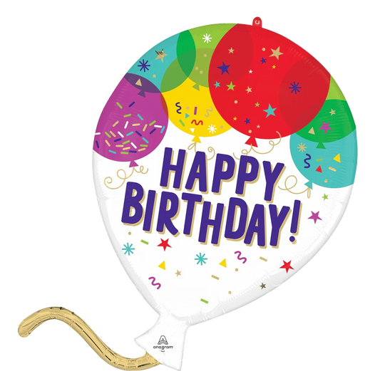 SUPERSHAPE HAPPY BIRTHDAY