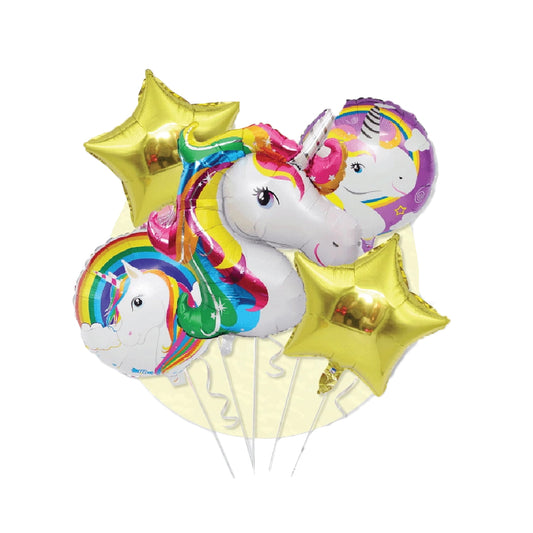 SET METÁLICO UNICORNIO