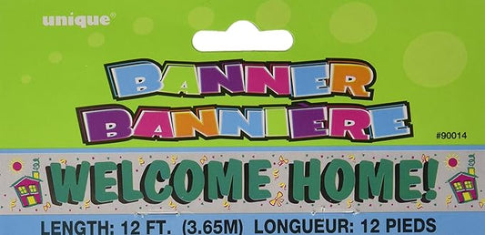 WELCOME HOME BANNER 12 ft.