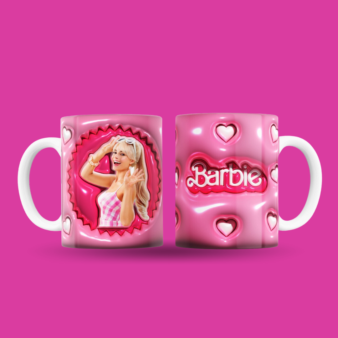 TAZA BARBIE 3D 01